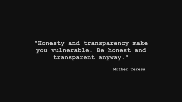 Transparency Quote